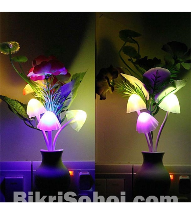 Mushroom Sensor LED Night Light Wall Lamp   3695